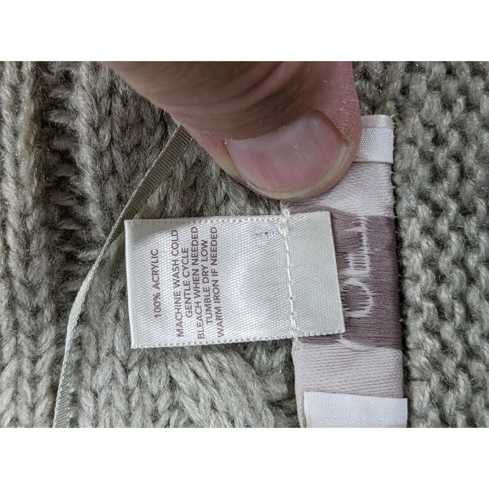 Ann Taylor Loft Sweater Vest Womens Sz‎ XS Tan 100% Acrylic